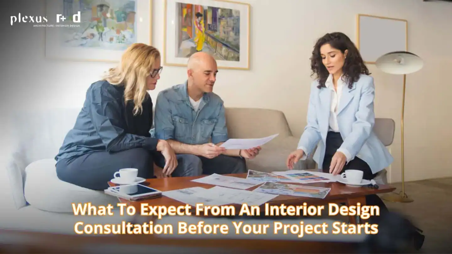 Interior Designer Discussing Project Plans With Homeowners